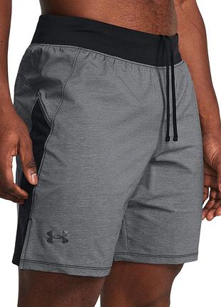Under armour ua launch pro 7 shorts 1376510-025, чоловічі спортивні шорти, сірі шорти xl, шорти для бігу, тренувальні шорти