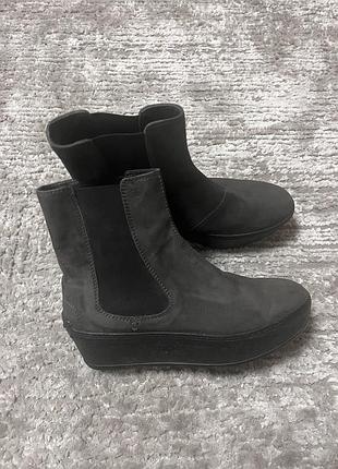 Черевики жіночі tod's, чорні, розмір 37, замшеві