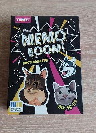 Настільна гра strateg memo boom!