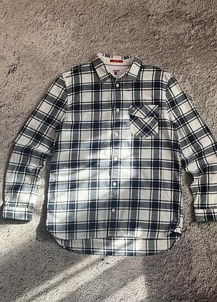 Чоловіча сорочка tommy hilfiger у клітинку, бавовна