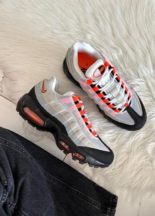 Стильные кроссовки nike air max 95 og bright mandarin v2
