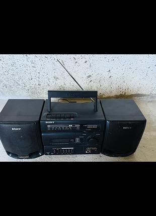 Магнітола sony cfs-1055 (радіо, касета, mega bass)