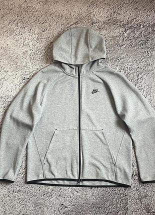 Олімпійка чоловіча nike tech fleece сіра