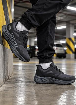 The north face black gray 8