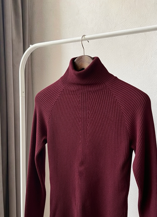 🍷 бордовый гольф | bershka | s