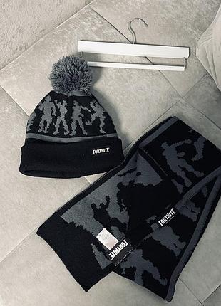 Шапка та шарф fortnite