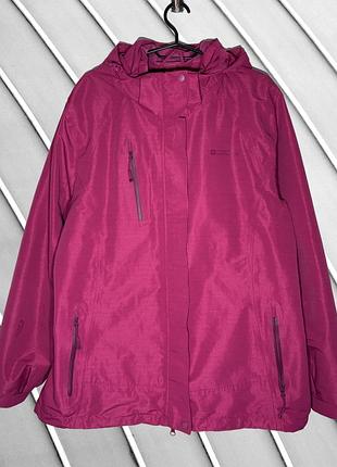Жіноча вітровка mountain warehouse 3xl eu46 uk18 ua52 waterproof мембранна куртка rain jacket дощовик outdoor одяг для походів iso10000
