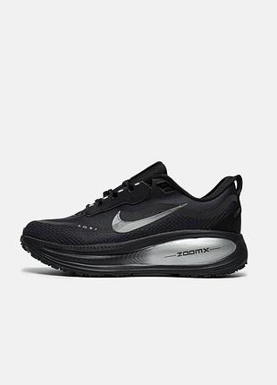 Чоловічі кросівки nike zoom vomero 18 black silver gore-tex🖤🩶