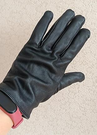 Женские перчатки перчатки кожа leather рр 8