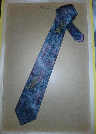 Краватка чоловіча the art of ties, 100% шовк, різнокольорова