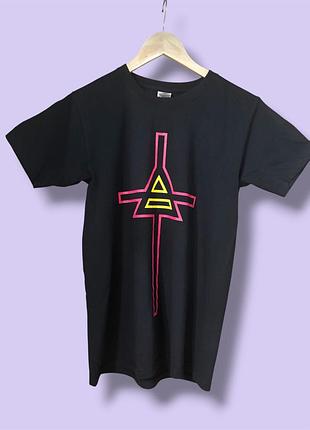 Чорна футболка мерч гурту thirty seconds to mars monolith tour 2018.