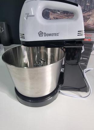 Миксер с чашей стационарный domotec ms-6637w новый
