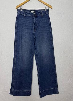 Джинсы синие h&amp;m wide high jeans новая коллекция
