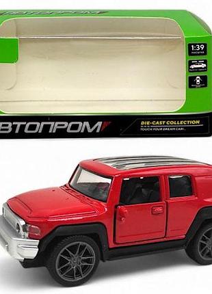 Машина "автопром. toyota fj cruiser" червоний