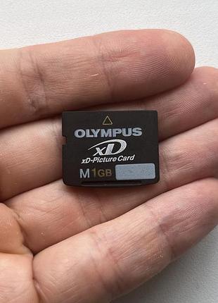 Флеш карта флешка olympus xd m 1gb xd-picture card