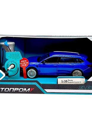 Машина автопром (металлическая) 1:36 skoda superb iv combi