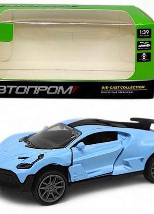 Машина "автопром. bugatti divo" блакитна