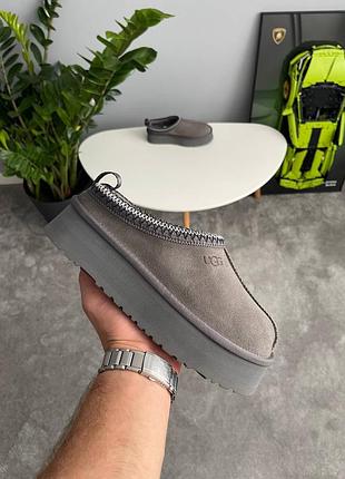 Ugg tasman platform dark grey 8