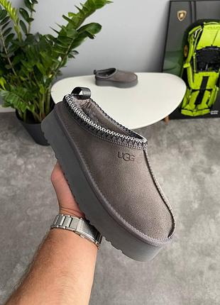 Ugg tasman platform dark grey 10