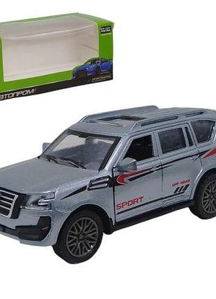 Машинка металева "автопром: nissan позашляховик" (сірий)