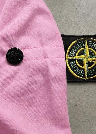 Худі stone island рожеве 3