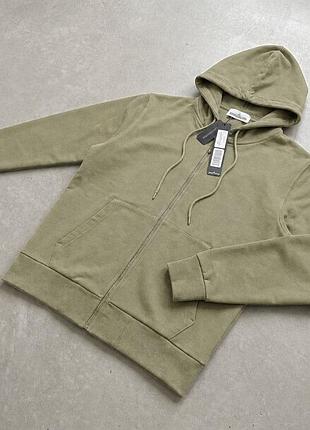 Худі stone island на блискавці, хакі