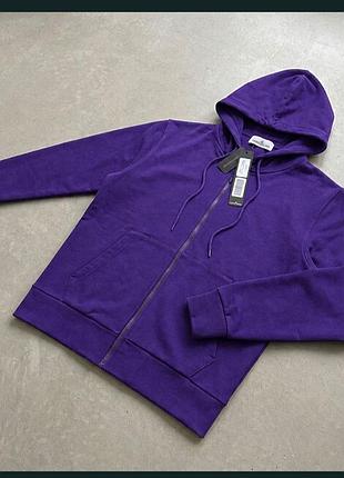 Худі stone island фіолетове