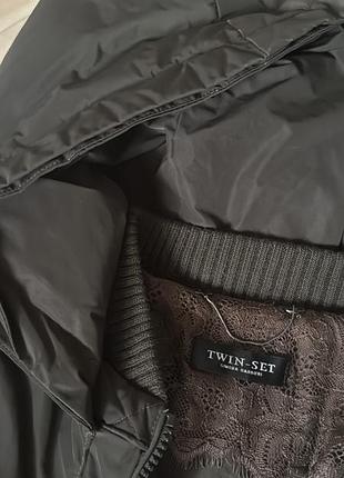 Куртка женская twinset зимняя, серая