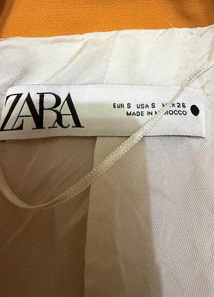 Оранжевый пиджак от zara 9