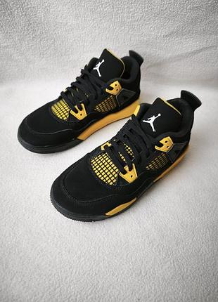 Оригинал! кроссовки nike jordan 4 retro (ps) "thunder"  р.34 стелька 22см