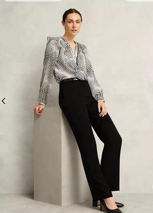 Красивая блуза rosana ruffle top от дорогого британского бренда hobbs london🖤🤍