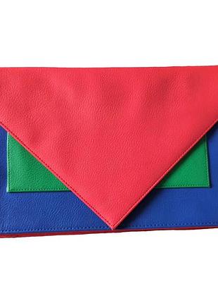 Клатч жіночий pierre balmain вінтажний color-block
