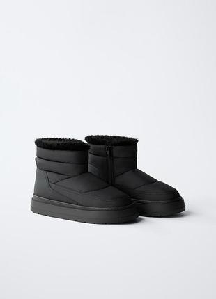 Сапоги zara зима  34.35.36.37 р