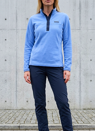 Женский флисовый пуловер columbia women's benton springs half pressure pullover fleece с застежкой до середины груди