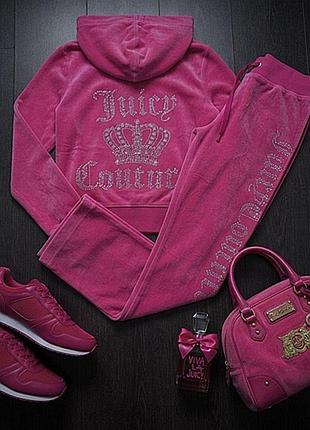 Спортивний костюм жіночий juicy couture велюровий рожевий y2k вінтаж