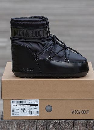 Moon boot  black glow 8