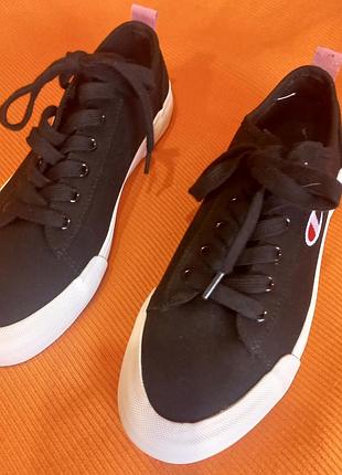 Кеды champion low cut black / оригинал / черные женские кроссовки champion размер 40 (25.5 см)