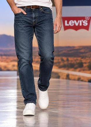 Джинси чоловічі levi's сині, розмір l, бавовна (денім)