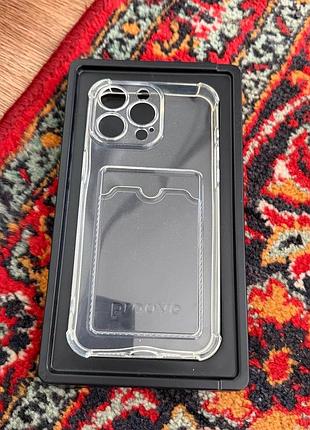 Чохол nofeclet для iphone 14 plus/15 pro max/16 pro max прозорий 3