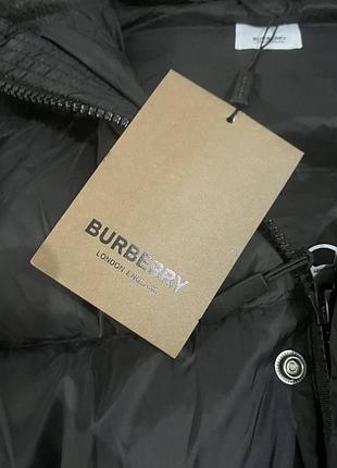 Пуховик чоловічий burberry чорний 3