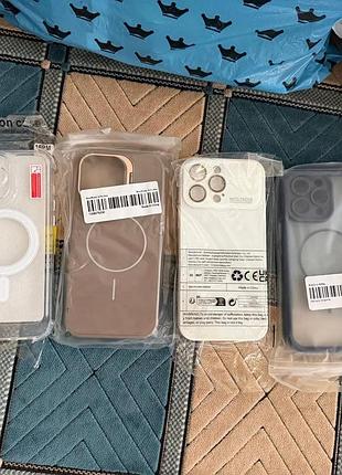 Чохол nofeclet для iphone 14 plus/15 pro max/16 pro max прозорий 2