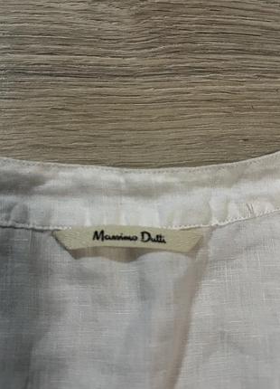 Сорочка massimo dutti лляна 2