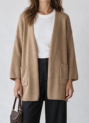 Zara женский кашемировый кардиган ,кофта !оригинал