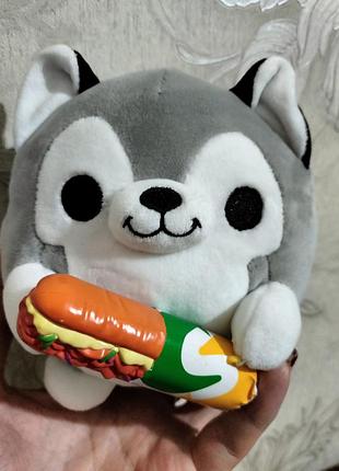 Коллекционный плюшевый хаски zuru snackles subway