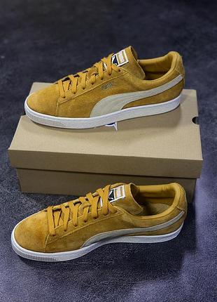 Кросівки чоловічі puma suede classic xxi "honey mustard"