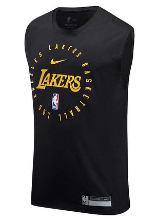 Майка nike dri-fit t-shirt lakers hf1964-010, чорна, xl