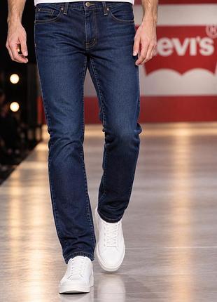 Джинси чоловічі levi's сині, розмір l, бавовна (денім)