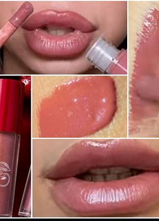 Glambee cherry chery lip gloss 01 блиск для губ з колекції "cherry"