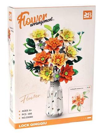Конструктор 33080 "цветы" 466 дет. в коробке р.37x7x26 см yg toys