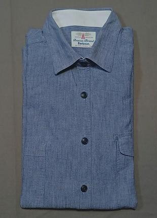 Воротник 39 см barbour beacon brand size 3206 m женская светло синяя рубашка